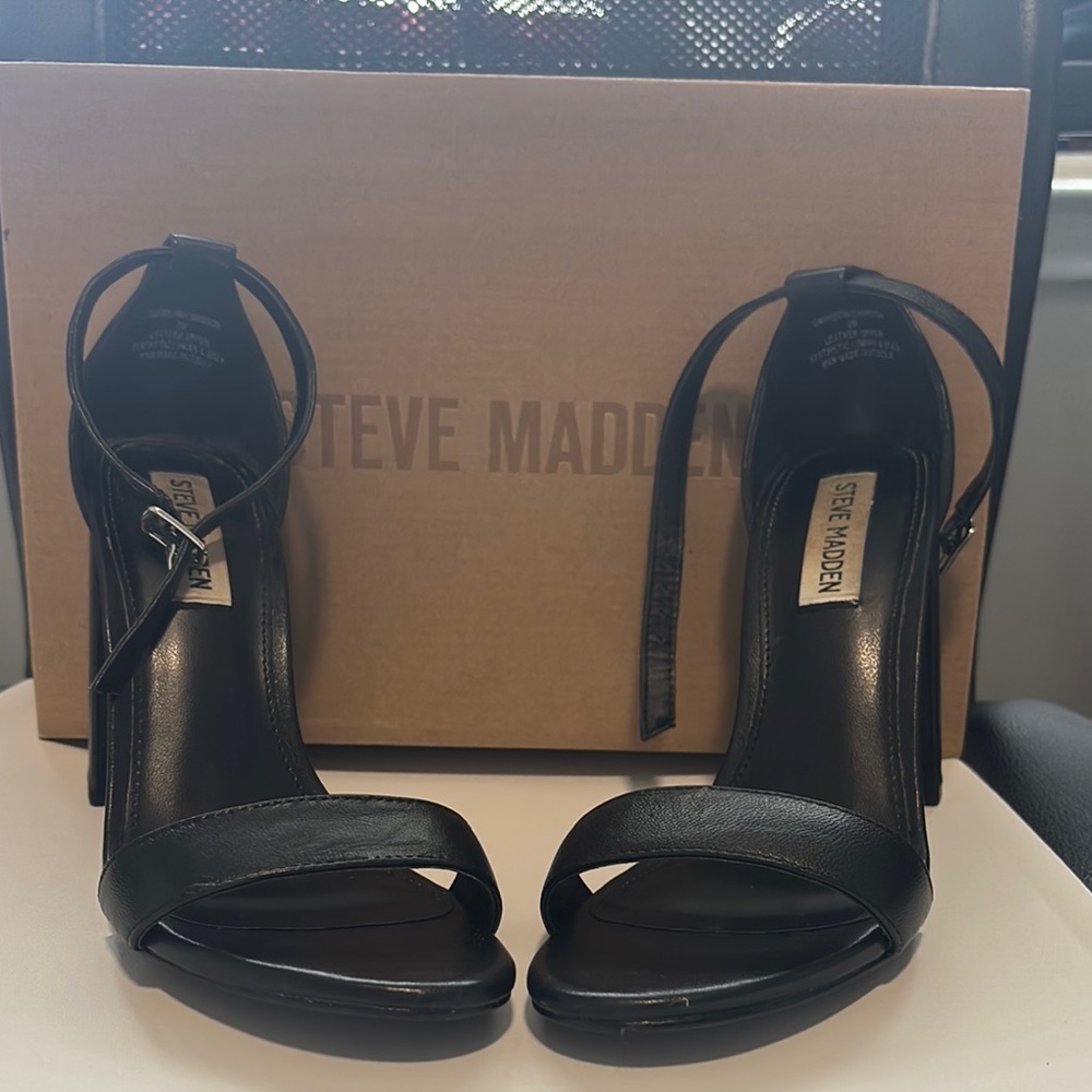 Steve Madden Black Women's Heels
